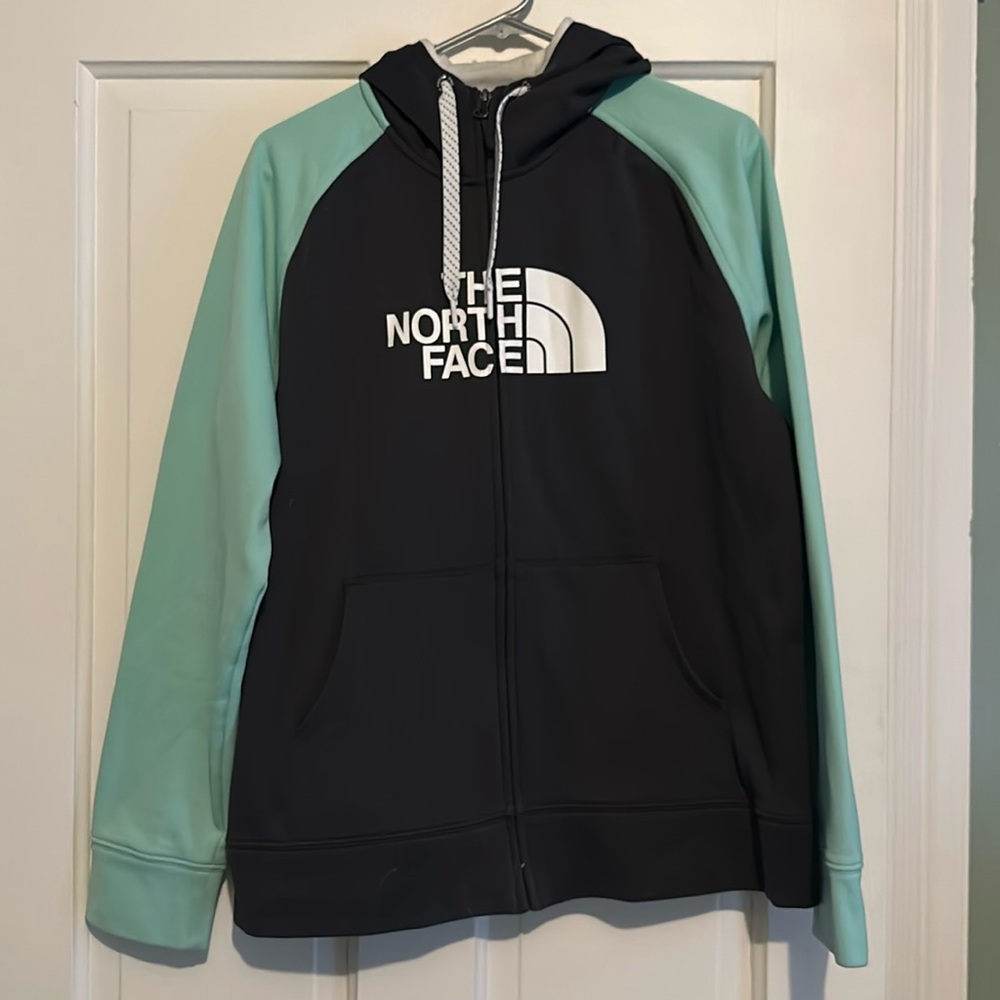 Mint and gray hoodie